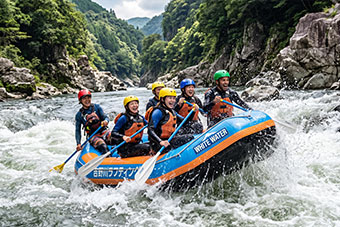Whitewater Adventure through Koboke Gorge on the Yoshino River